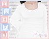 [Pup] White Sweater 