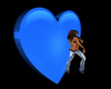 3D Blue Heart