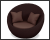 Brown Wicker Chair ~