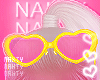 Neon Heart Sunglasses