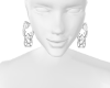 neon kitty earings