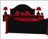 Red Black Cuddle Bed