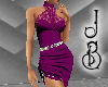JB Short Plum Dress