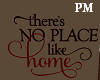 Home wall quote red PM