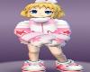 Blondes Dolls Pink WHITE TOps Halloween Bopeep Dance Song Cute S
