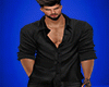 Open Shirt Black