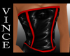 [VC] Saw Corset Blk/red