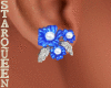 Silver Blue Earring