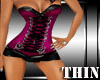 Pink Corset PVC Fit Thin