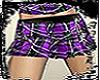 punk purple plaid skirt