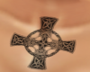 Celtic Cross Chest Tatto