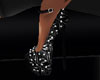 [J] Studded black heels