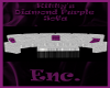 Enc. Diamond Purple Sofa