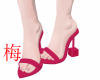 梅 rose pink heels