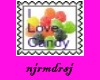 Candy Love Stamp