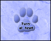 Furry at Heart (Blue)