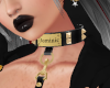 Black and Gold Collar