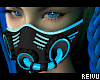 Blue Neon Mask