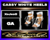 CASSY WHITE HEELS