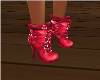 Red Leather Hightop Heel