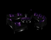 Sofa glamour purple