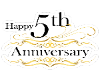Anniversary Sign