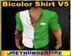 Bicolor Shirt Green