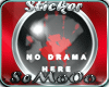 SeMos No Drama Sticker