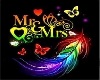 Mr&Mrs neon sticker