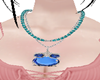 Blue Owl Necklace