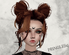 | M Brown Messy Buns